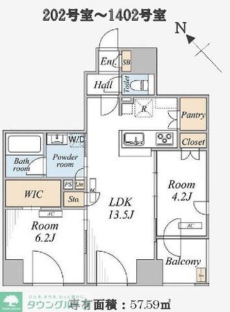 THE MAYFAIRの物件間取画像
